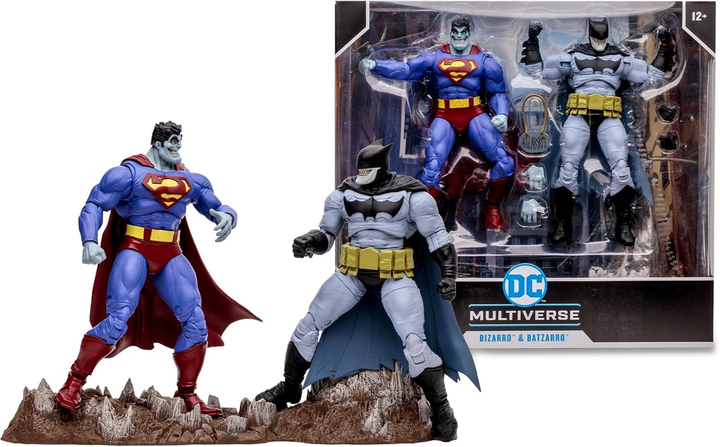 Figuras Bizarro Y Batzarro DC Multiverse Mcfarlane