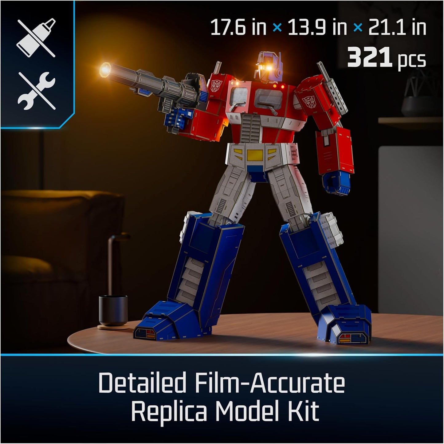 Rompecabezas 4D Optimus Prime Transformers