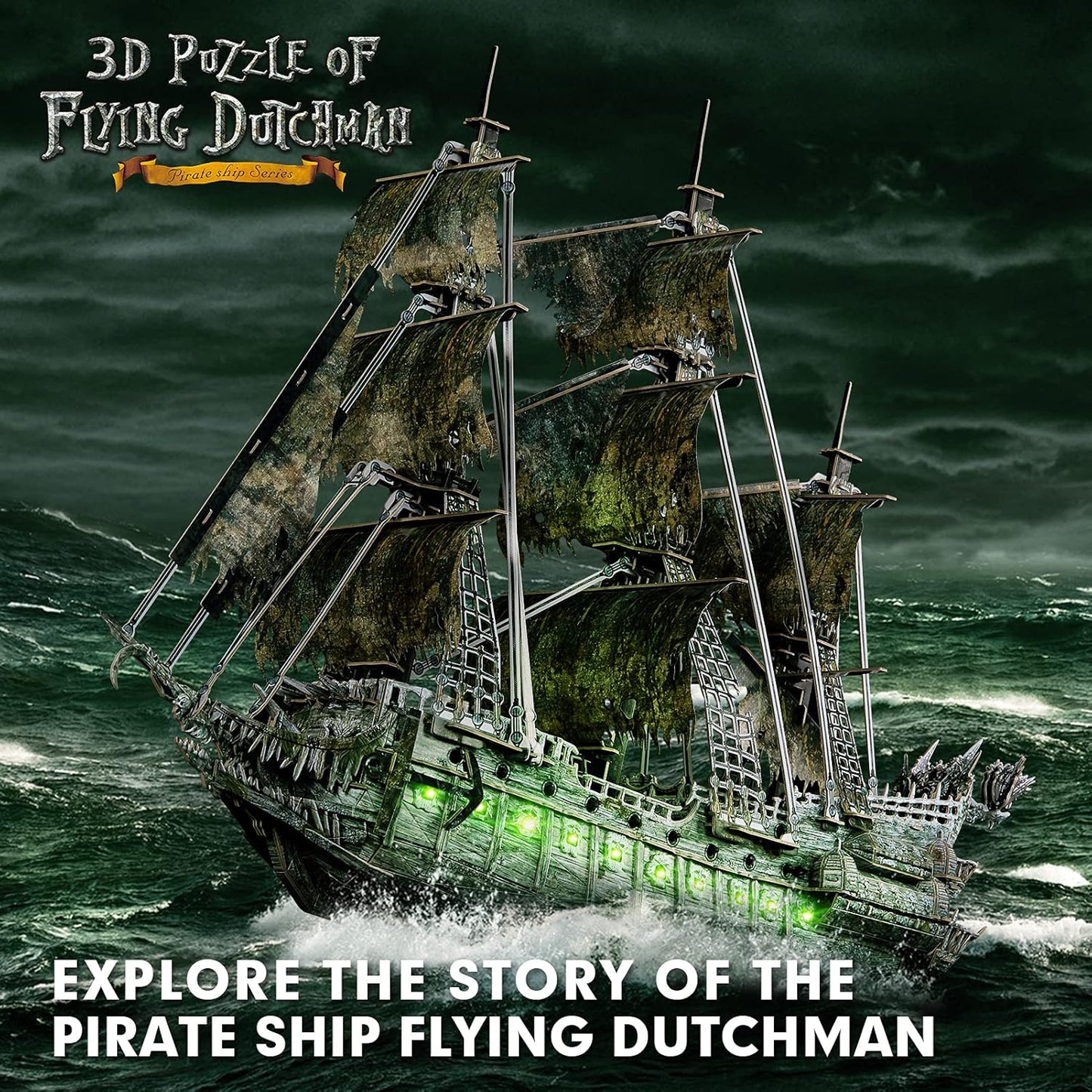 Rompecabezas 3D arco pirata fliying dutchman