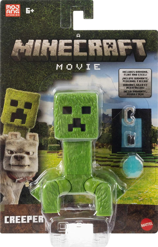 Figura Mine Craft La Pelicula Creeper Mattel
