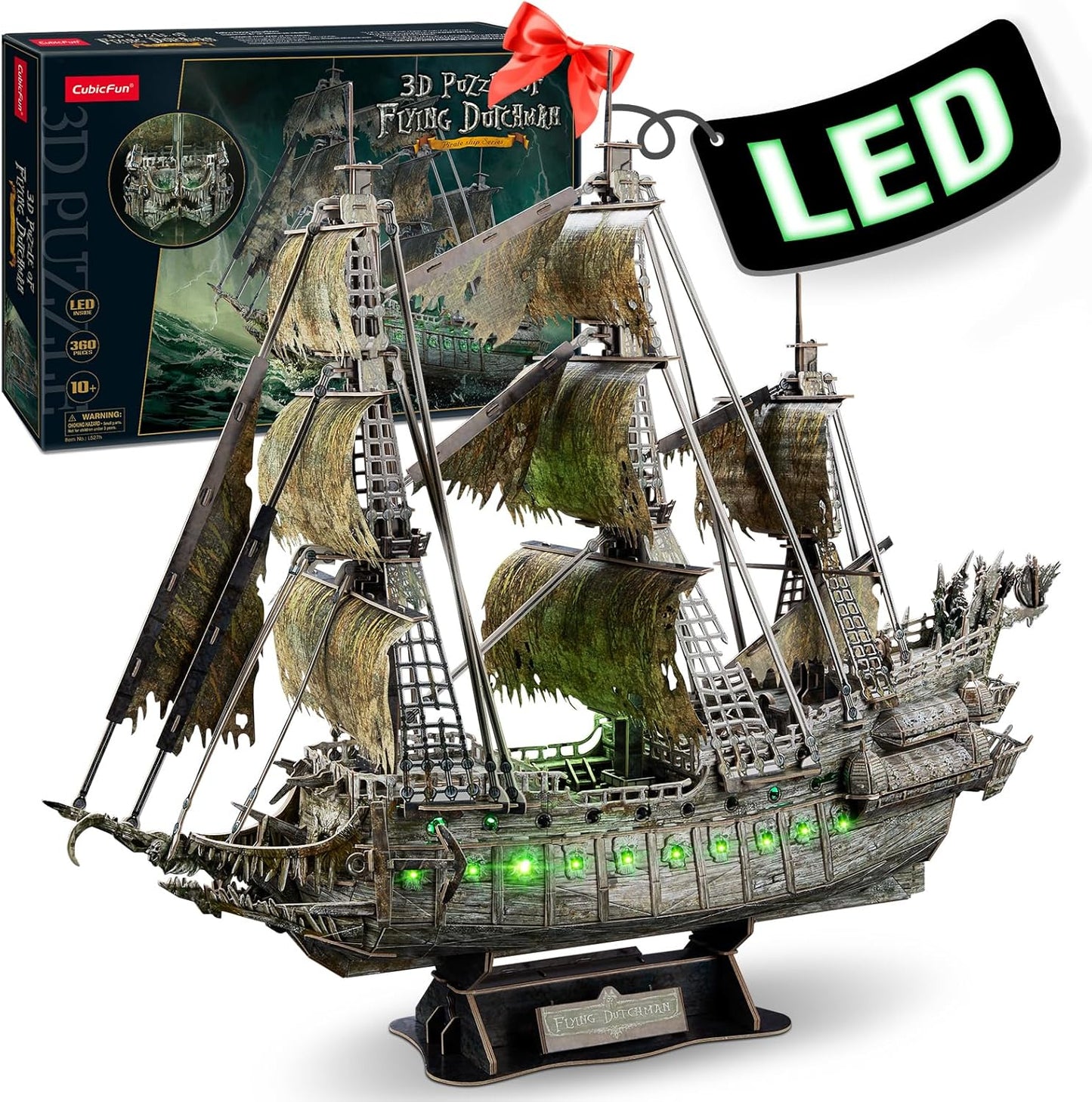 Rompecabezas 3D arco pirata fliying dutchman