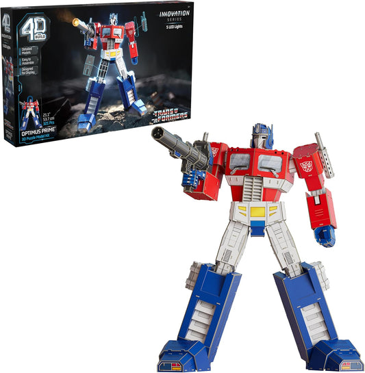 Rompecabezas 4D Optimus Prime Transformers