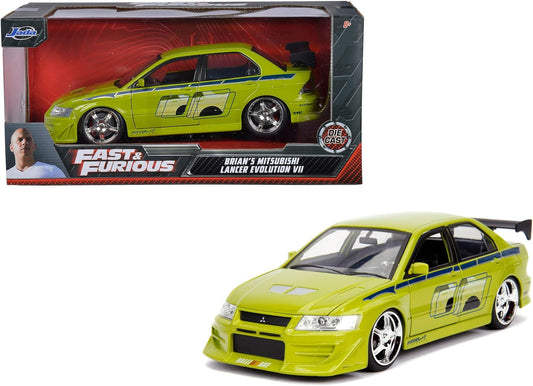 Jada Rapido y Furioso Carro Mitsubishi Lancer Evolution VII Brian