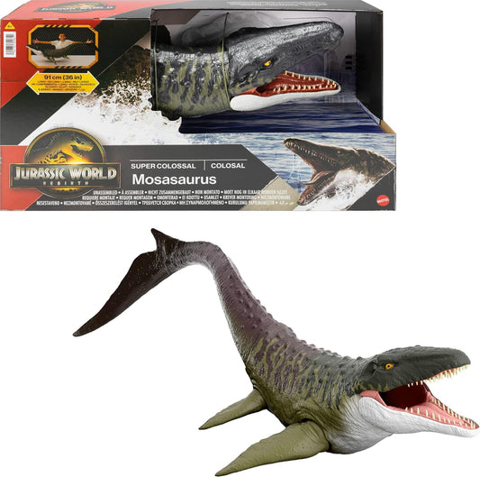 Figura Mosasaurus Super Colosal Jurassic World Rebirth