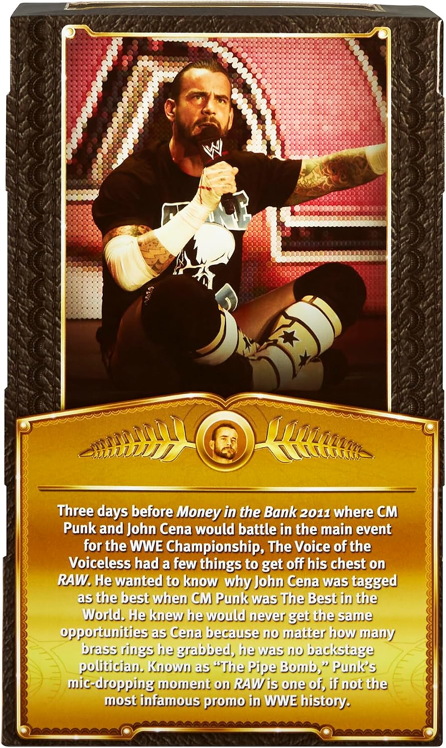 Figura wwe CM Punk Ringside exclusive defining moment