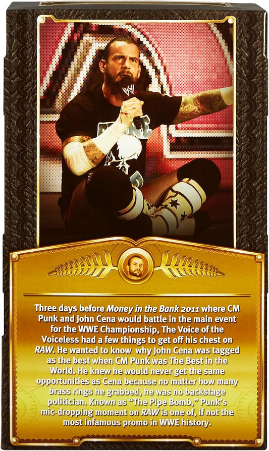 Figura wwe CM Punk Ringside exclusive defining moment