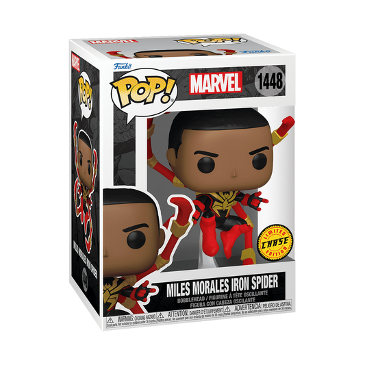 Funko Pop Miles Morales Iron Spider Chase Edicion Limitada