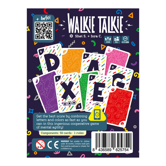 Walkie Talkie Juego de Cartas