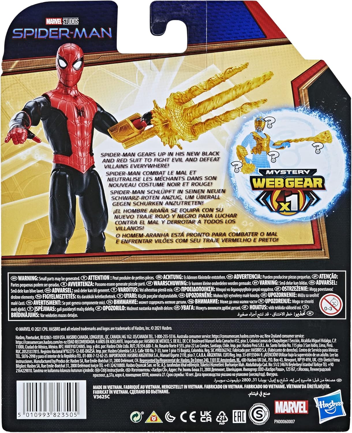 Figura Spider Man Mystery Web Gear Original