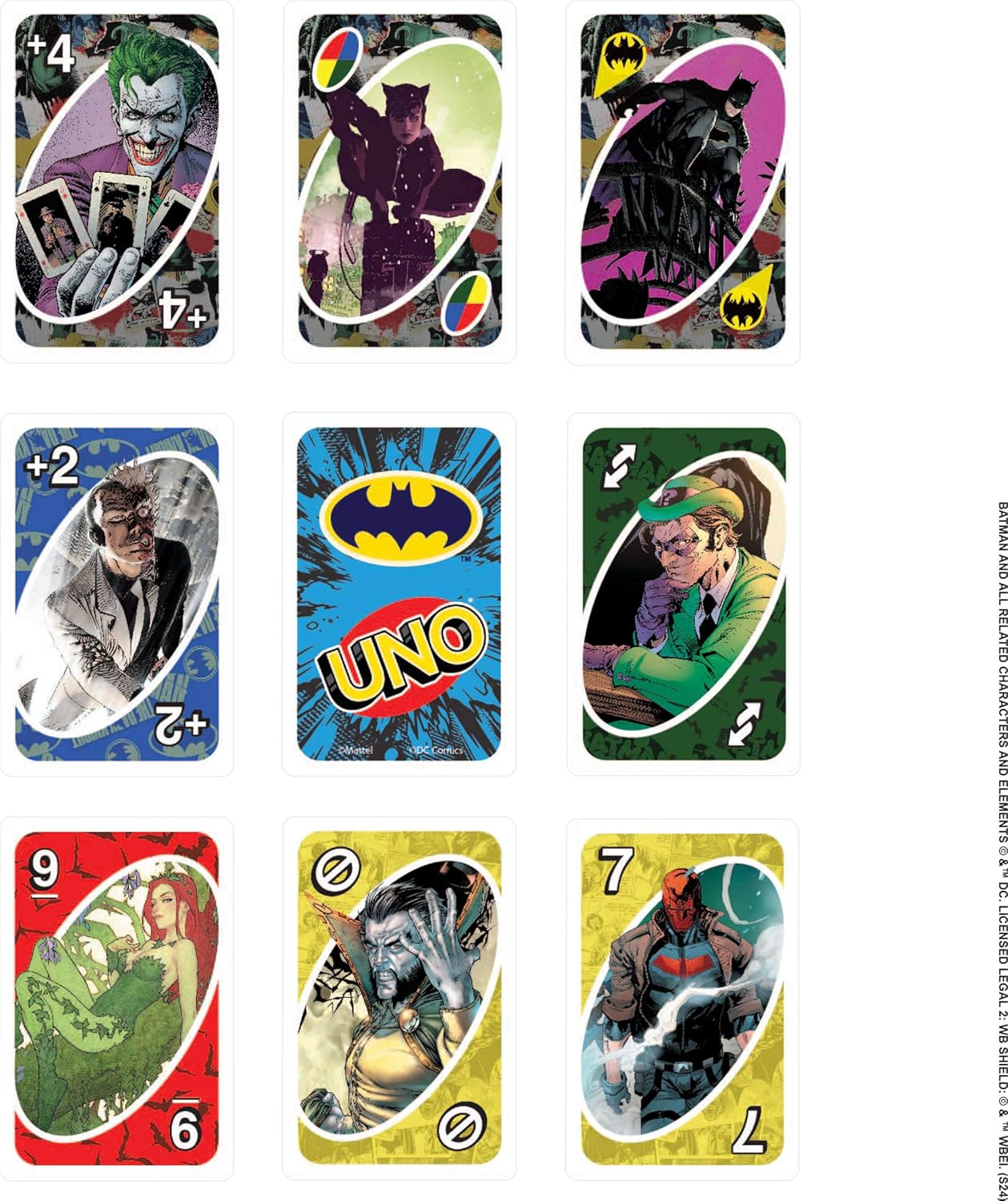 Cartas Uno Batman 85  Años!