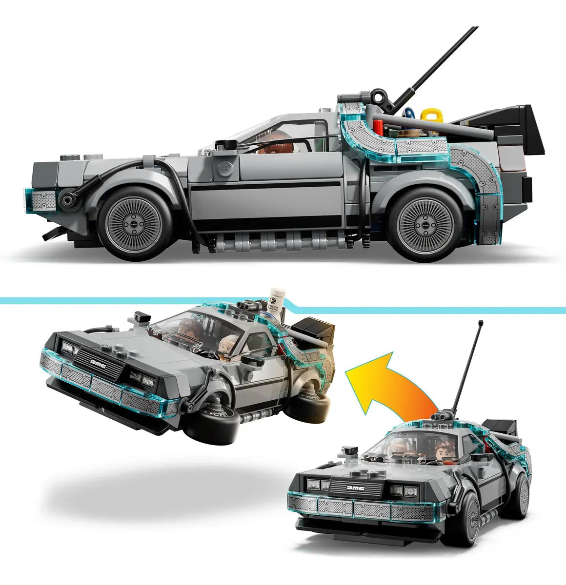 Set armable lego regreso al futuro delorean