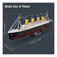 Rompecabezas 3D titanic con luz led