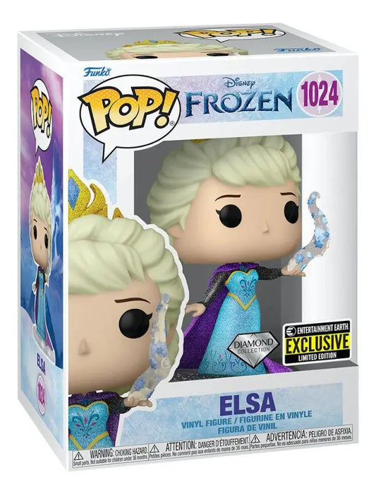 Funko pop elsa frozen 1024 edicion limitada diamond collection