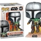 Funko pop the mandalorian con grogu