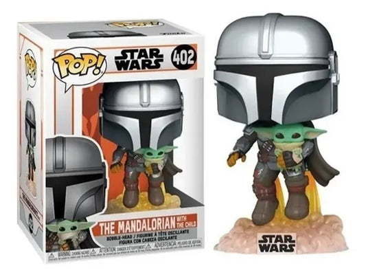 Funko pop the mandalorian con grogu