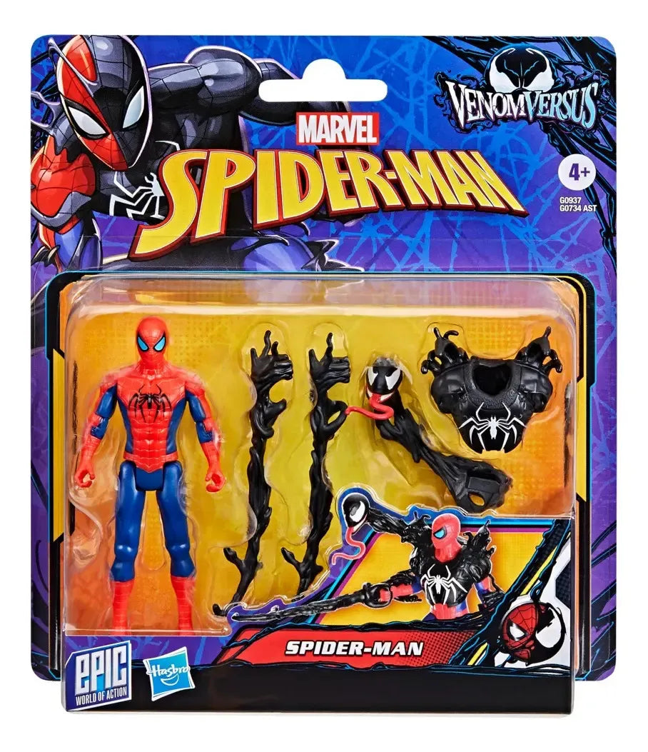 Figura spider man epic world of action venom versus