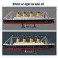 Rompecabezas 3D titanic con luz led