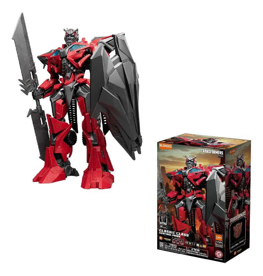 Figura model kit transformes sentinel prime blokees