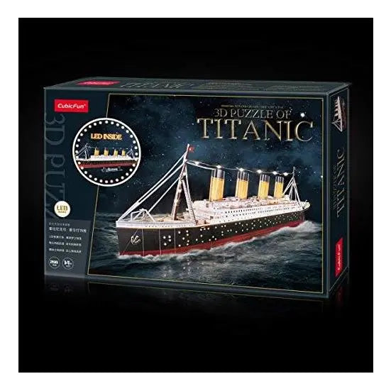 Rompecabezas 3D titanic con luz led