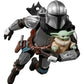 Figura model kit Mandalorean y grogu champion class blokees