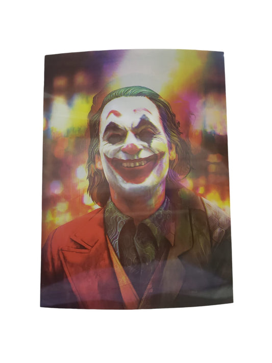 Poster 3d Lenticular de 2 en 1 joker