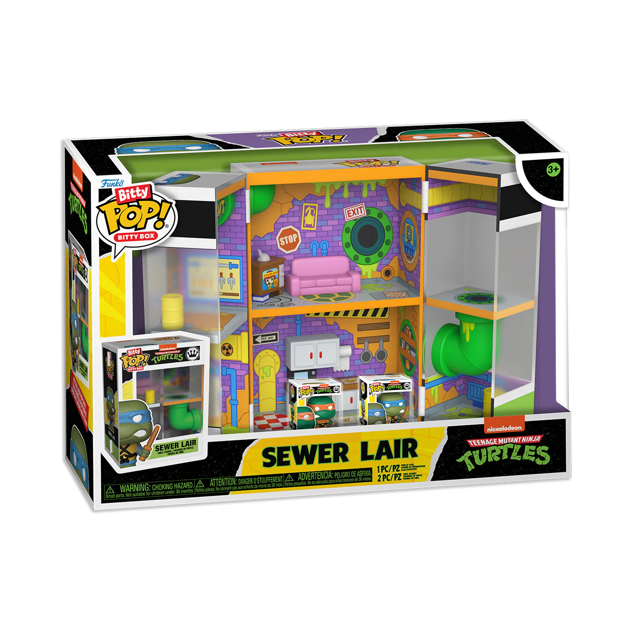 funko Bitty Box Tortugas Ninja Sewer Lair