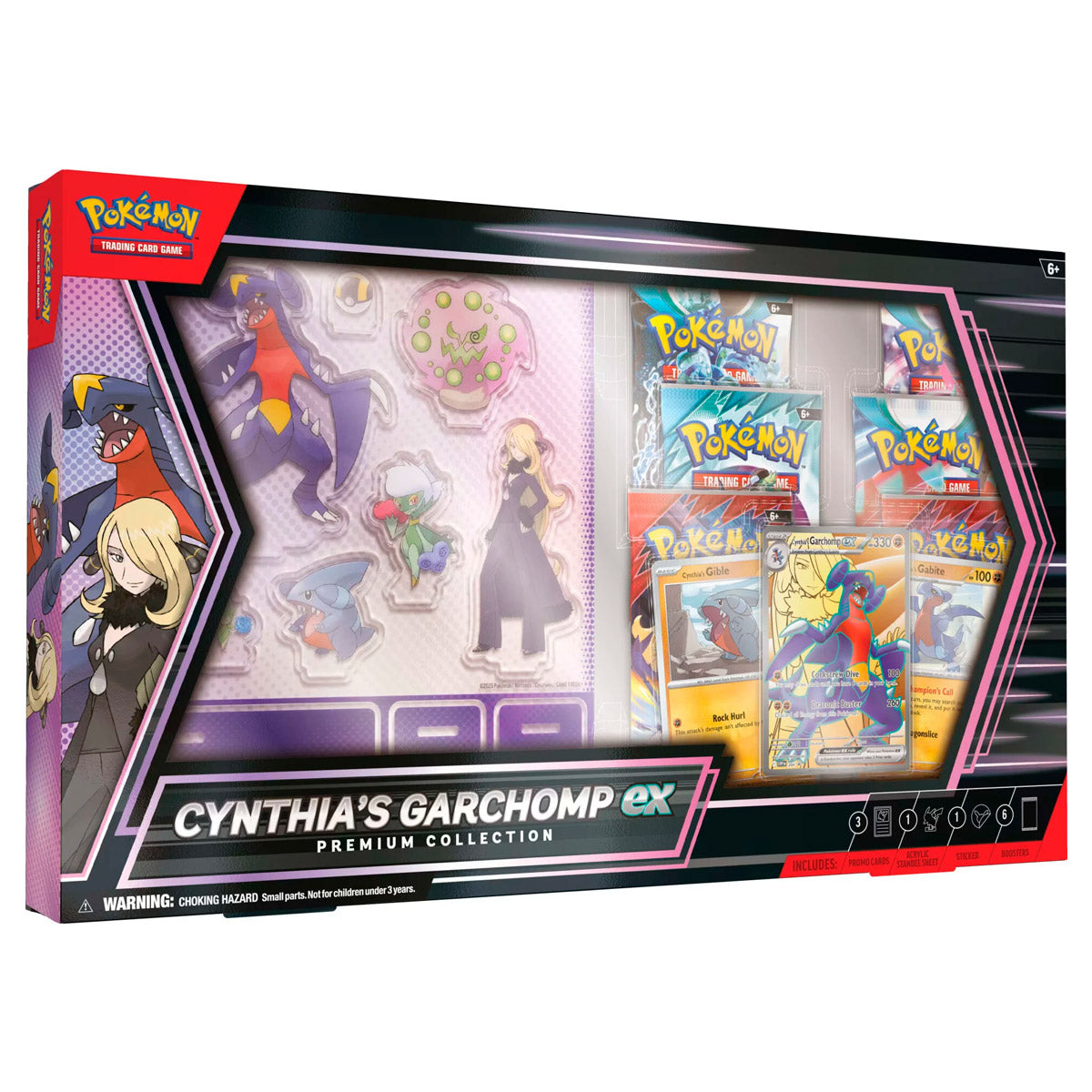 Pack Cartas Pokemon Coleecion Premium Garchomp EX de Cynthia