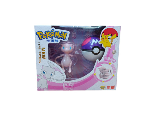 Figura Pokemon Mew con pokebola