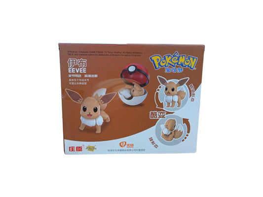 Figura Pokemon Eevee con pokebola