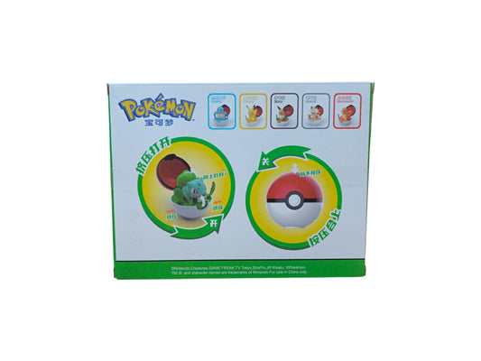 Figura Pokemon Bullbasaur con pokebola