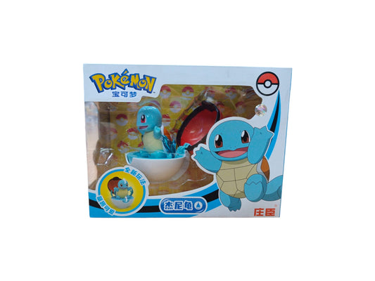 Figura Pokemon Squirtle con pokebola