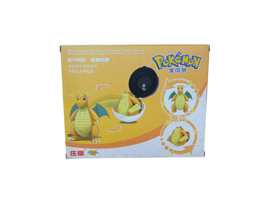 Figura Pokemon Dragonite con pokebola