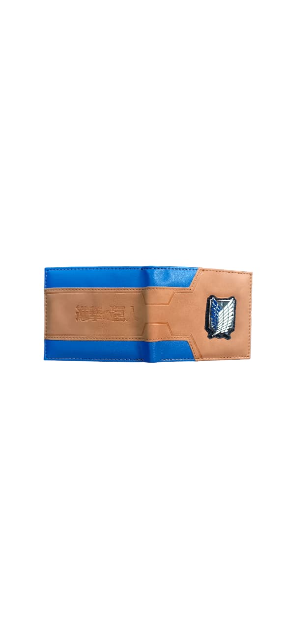 Billeteras Shingeky chapa metalica