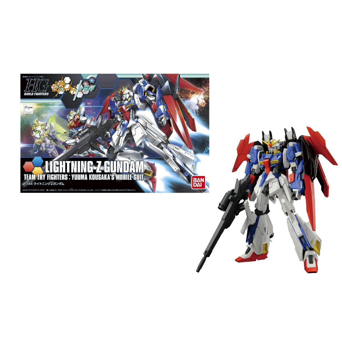 Figura model kit gundam lightning z