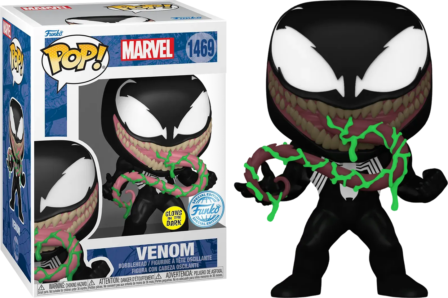 Funko Pop 1469 Venom Glow in the Dark