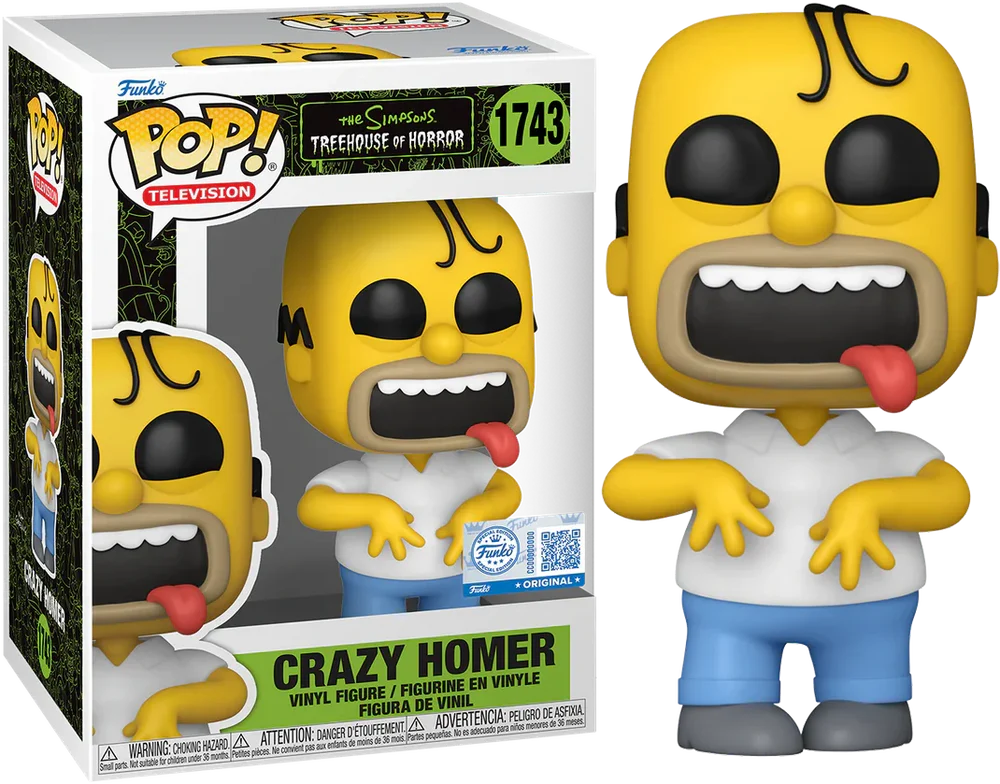 Funko Pop Crazy Homero La Casita Del Horror 1743