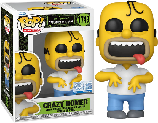 Funko Pop Crazy Homero La Casita Del Horror 1743