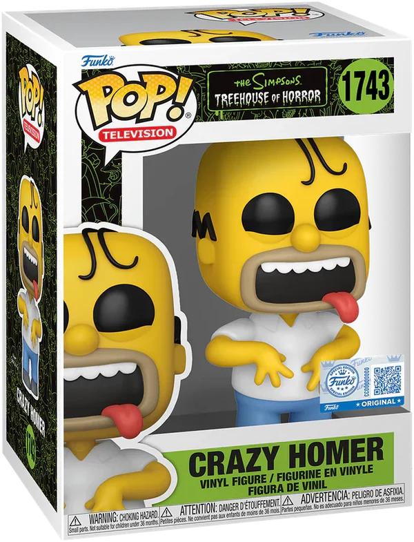 Funko Pop Crazy Homero La Casita Del Horror 1743