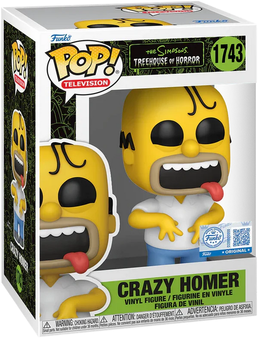 Funko Pop Crazy Homero La Casita Del Horror 1743