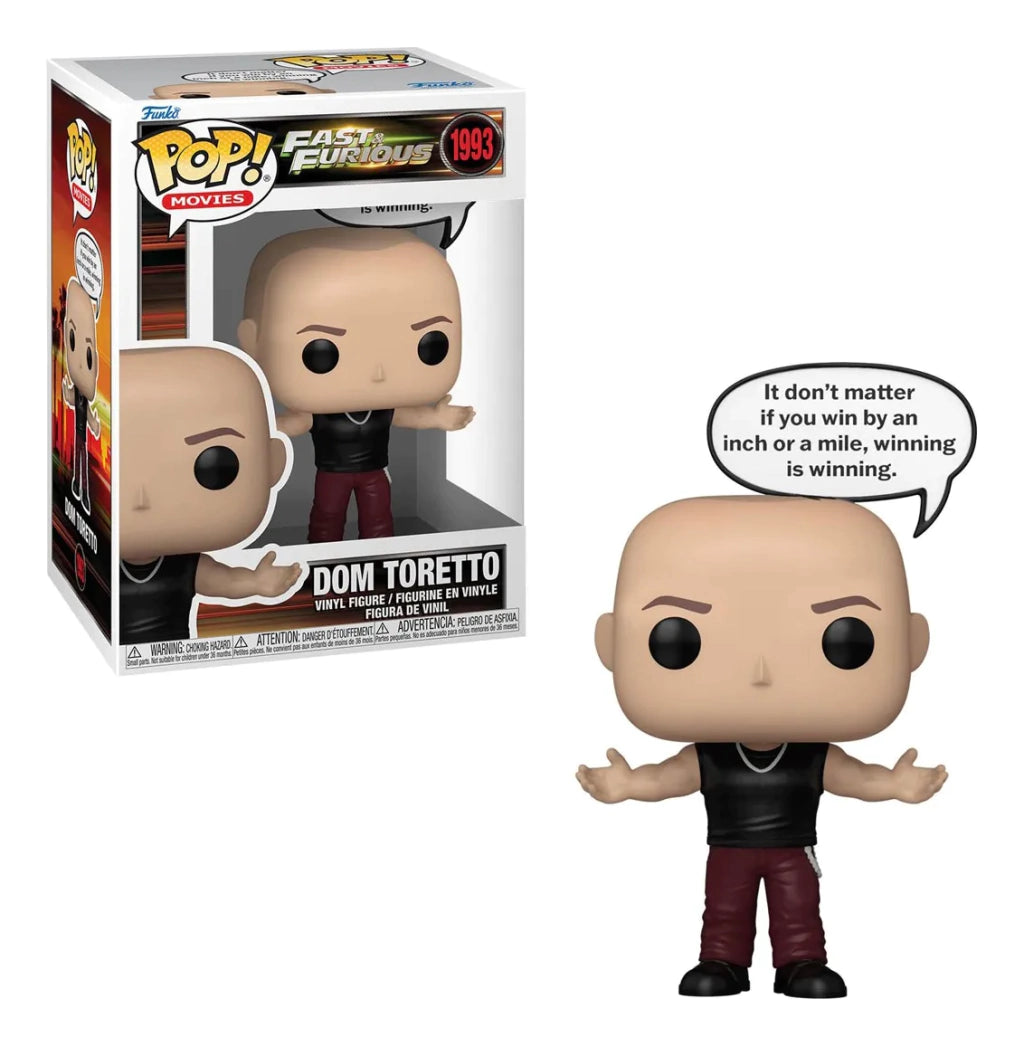 Funko Pop rapido y furioso Dom toretto 1993