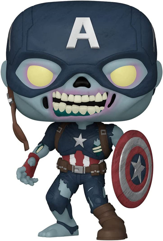 Funko Pop 941 Zombie Capitan America What if?