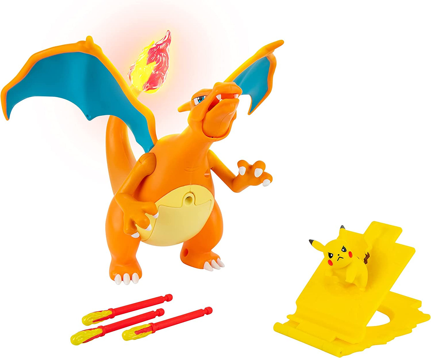 Pokemon de Charizard Deluxe con Pikachu Luz Y sonido Interactiva