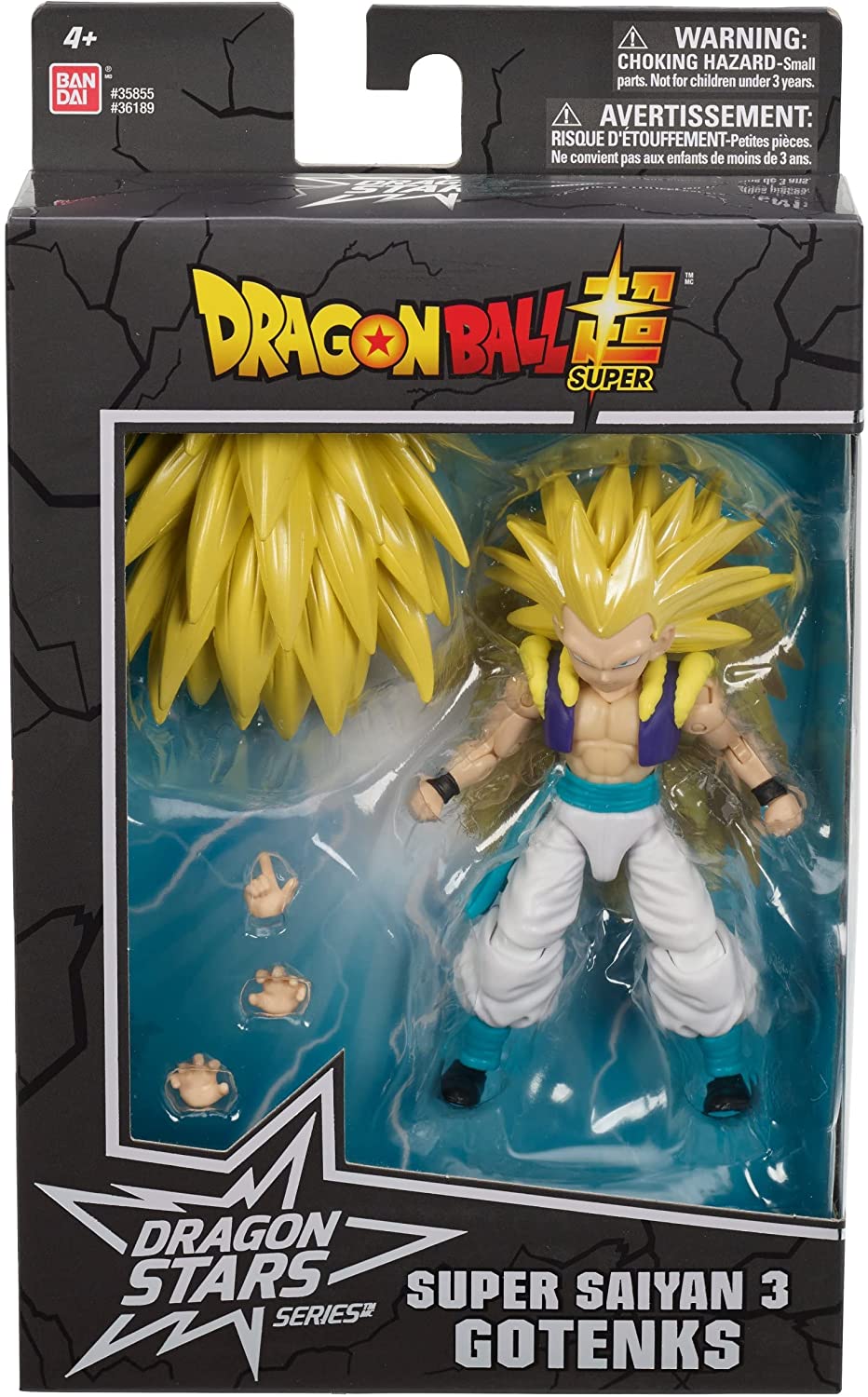Figura Gotenks Super Saiyan 3 Bandai Original Dragon Ball super